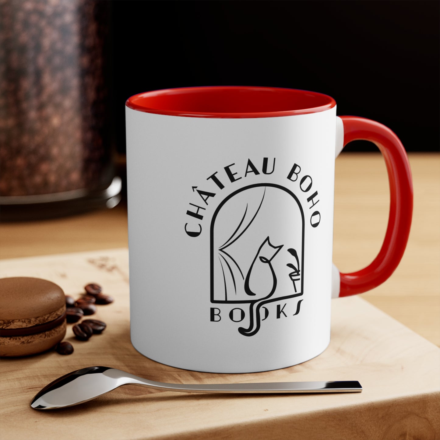 Château Boho Books Accent Mug