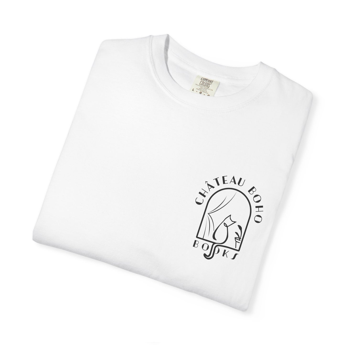 Château Boho Books Unisex Garment-Dyed T-shirt
